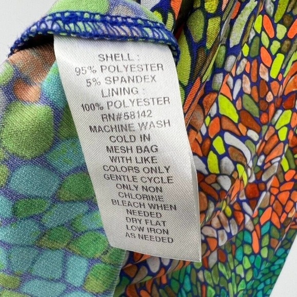 London Times Womens 6 Multicolor Stone Embellished Sleeveless Dress - Picture 7 of 7